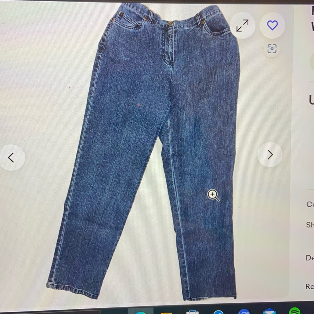 Ruby red jeans petite juniors 4P blue stretch waist girls